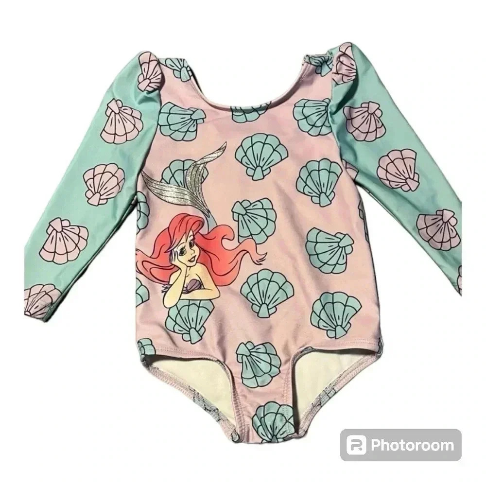 Disney Little Mermaid One Piece Swimsuit size 18 Months